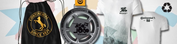 Kit de participante Continental Corrida de S. João Virtual