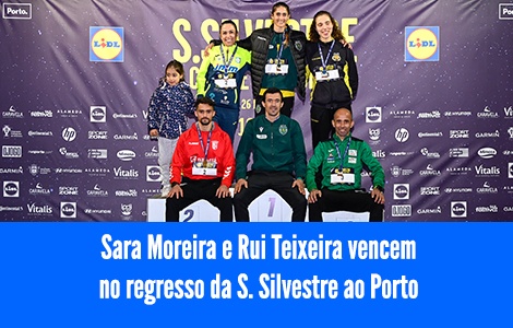 Sara Moreira e Rui Teixeira vencem no regresso da S. Silvestre ao Porto